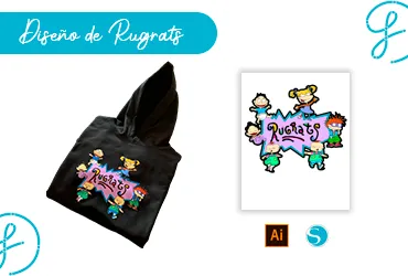 Descargar Diseño de Rugrats Gratis para Sublimación, DTF y Personalización de Ropa
