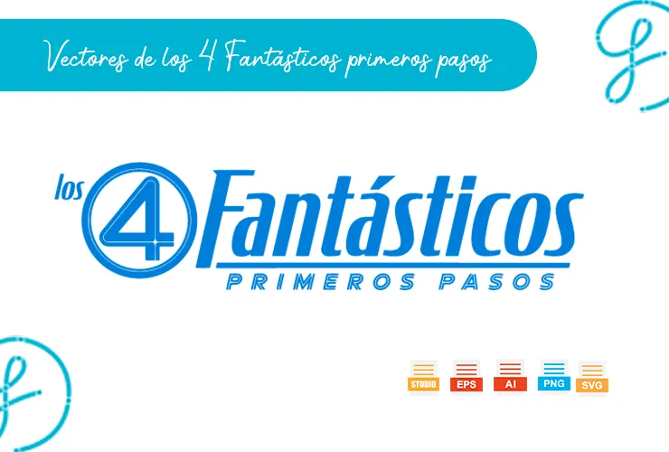 Diseño vectorial gratis de Los 4 Fantásticos – Primera versión en AI, SVG, PNG y más para sublimación