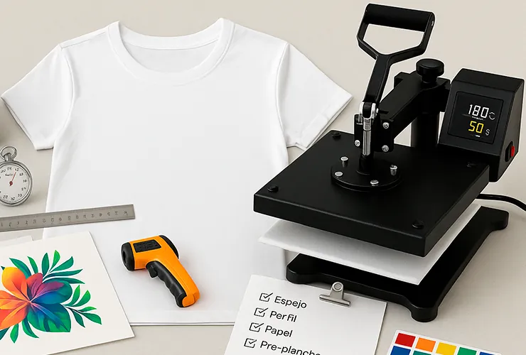 Cómo sublimar una playera (guía práctica 2025)