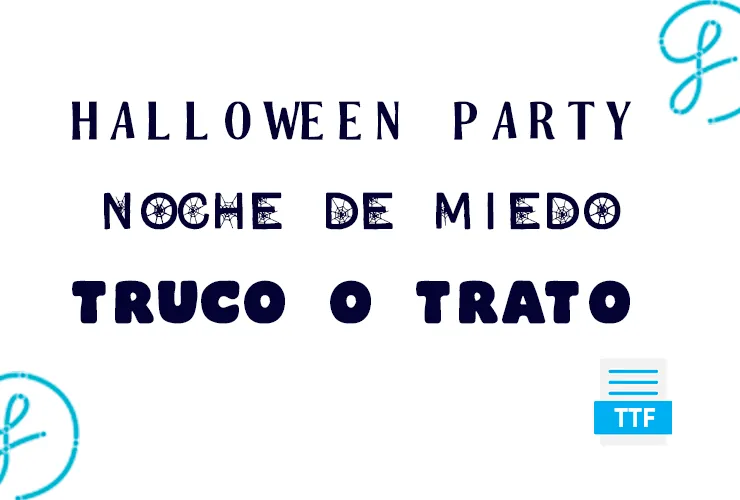 Pack de tipografías Halloween gratis en formato TTF 🎃