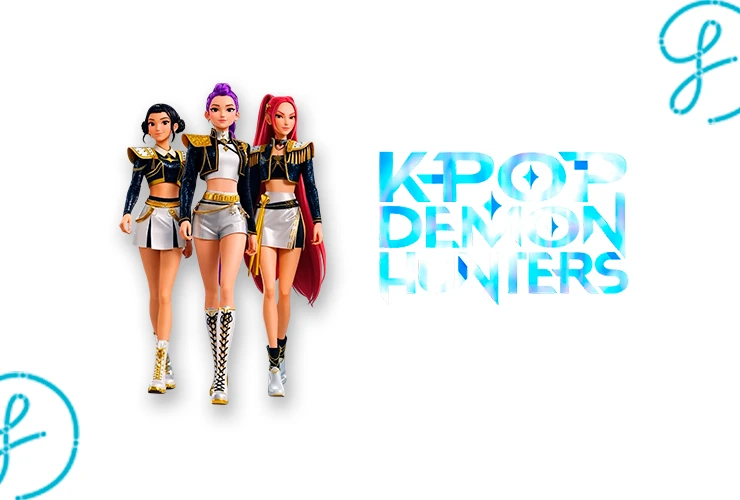 Vista previa del pack de imágenes de las guerreras K-Pop en formato PNG con fondo transparente para diseño y DTF